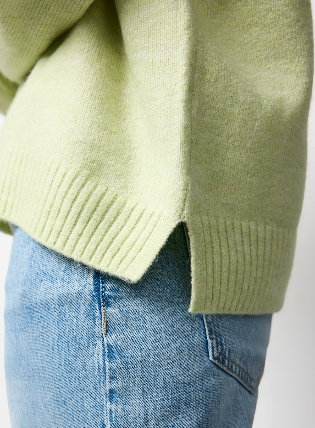 The Soft Pale Green Knitted Jumper 22 - Image 3 thumbnail